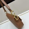 Dior Saddle Bag Monogram Large Size 0455 with Box and Genuine Leather Strap