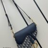 Dior Saddle Bag Monogram Series - Large Size 0455 with Box and Genuine Leather Strap