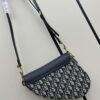 Dior Saddle Monogram Large Bag with Box and Genuine Leather Strap