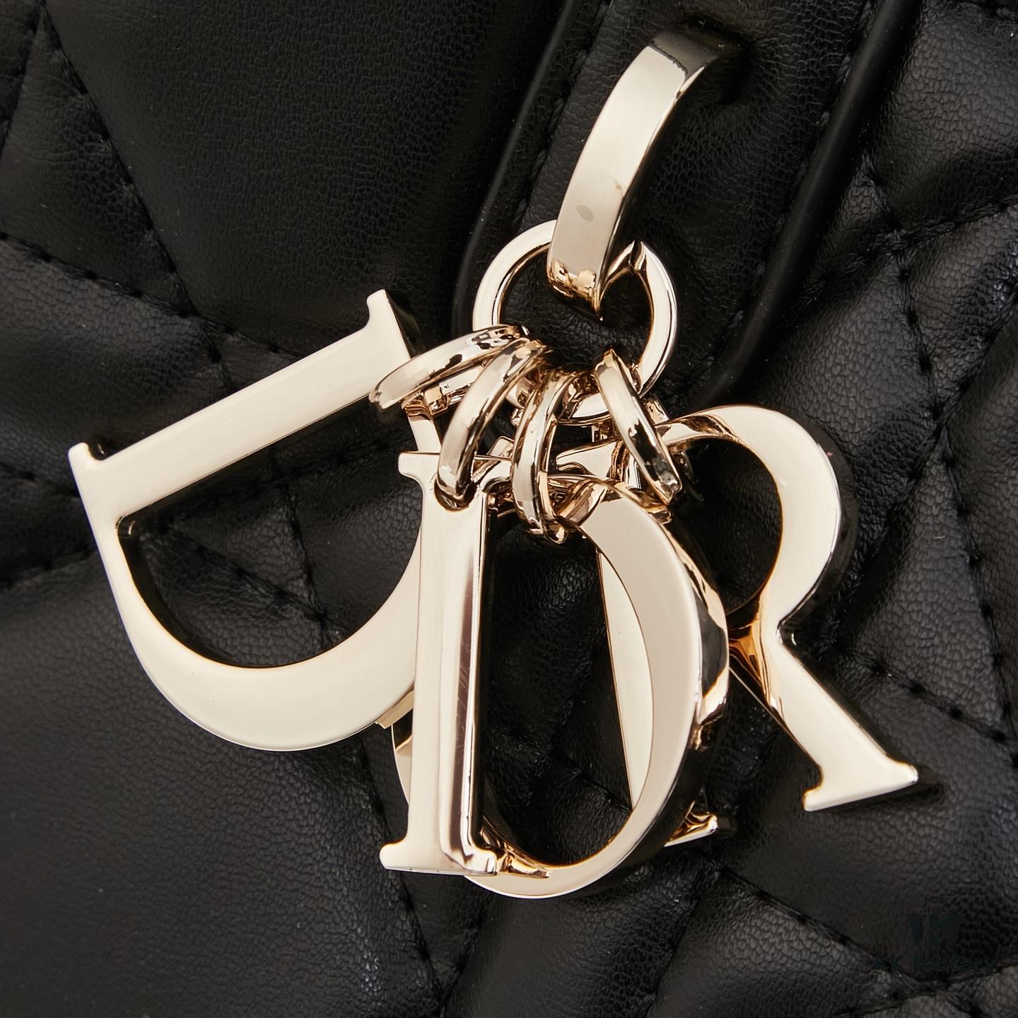 Dior Toujours Medium Vertical Handbag in Blush Beige Calfskin Leather