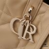 Dior Toujours Medium Vertical Handbag in Blush Beige Calfskin with Cannage Stitching