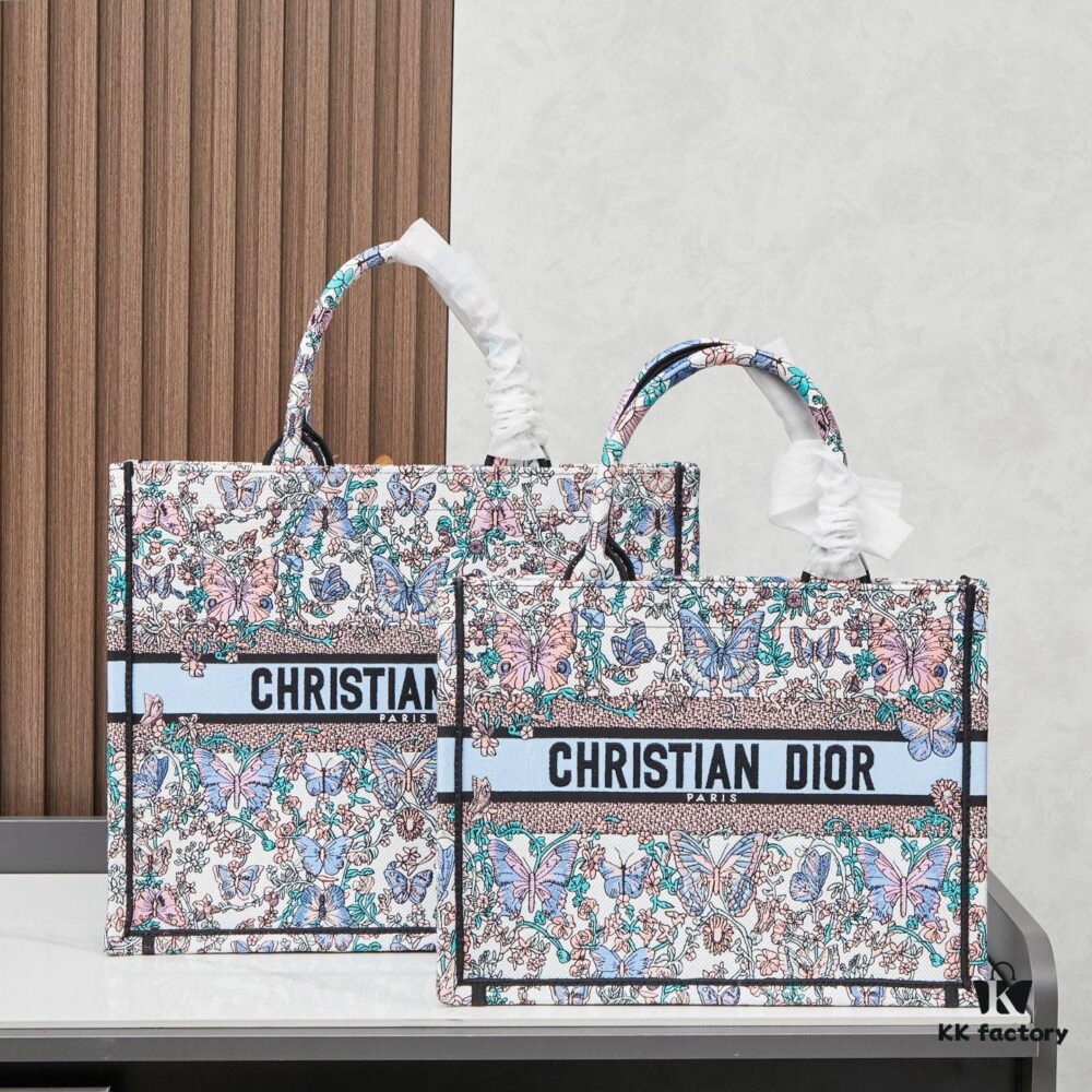 Original Order Embroidered Medium Di0r Book Tote