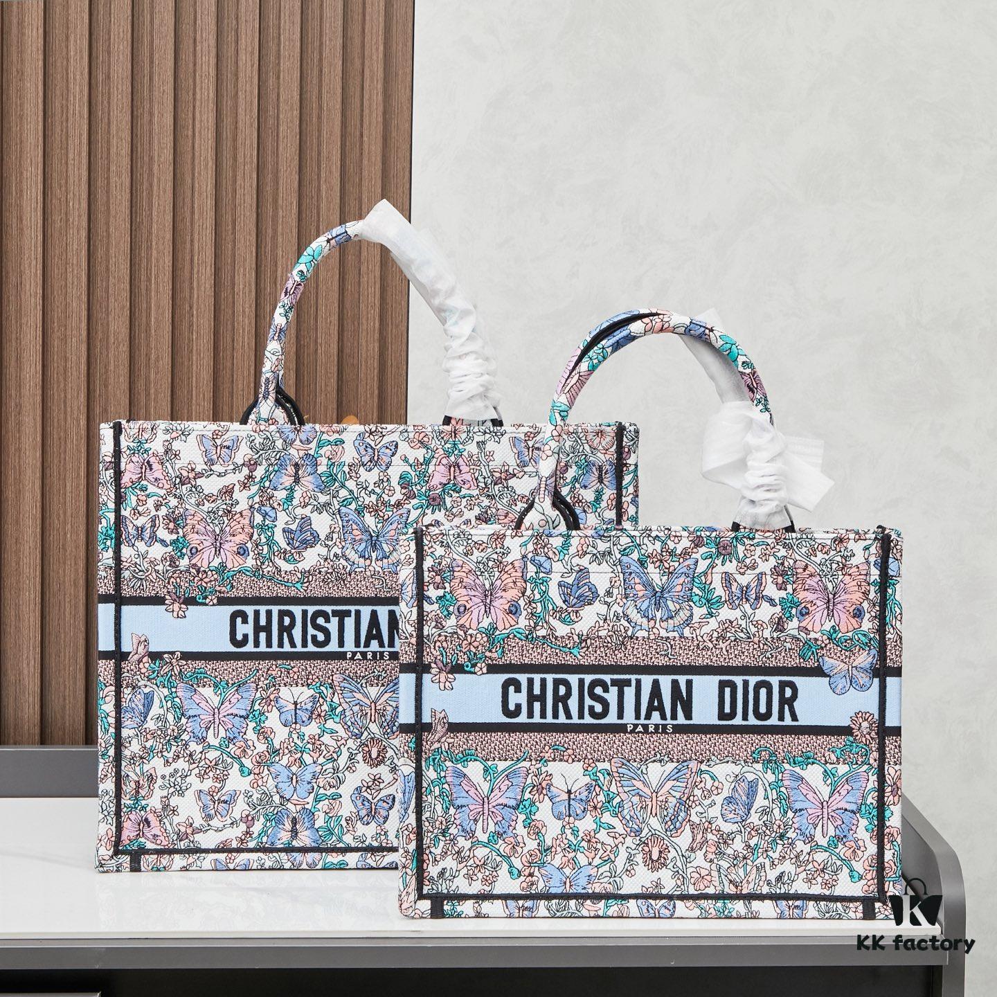 Original Order Embroidered Medium Di0r Book Tote