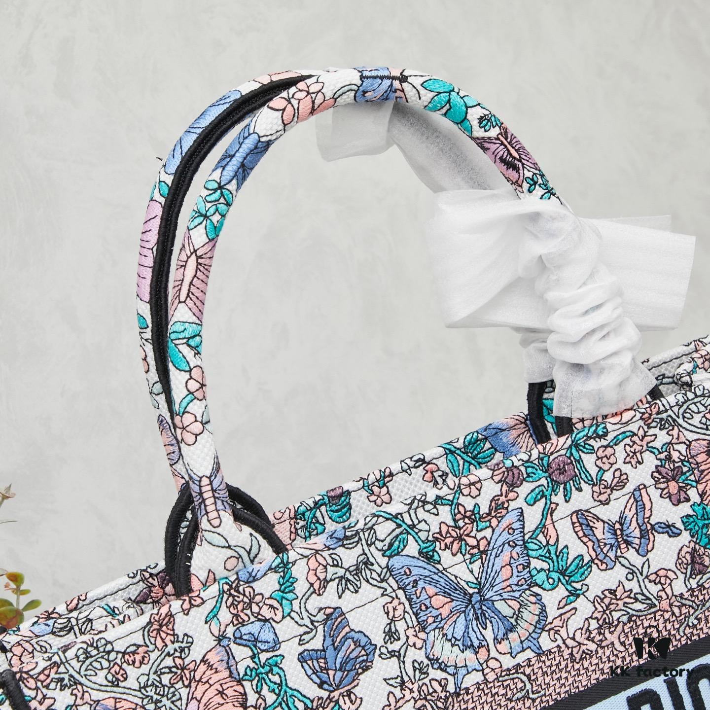 Original Order Embroidered Medium Di0r Book Tote