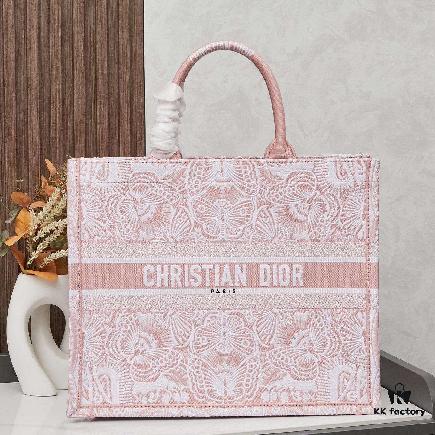 Original Order Embroidered Large Di0r Book Tote