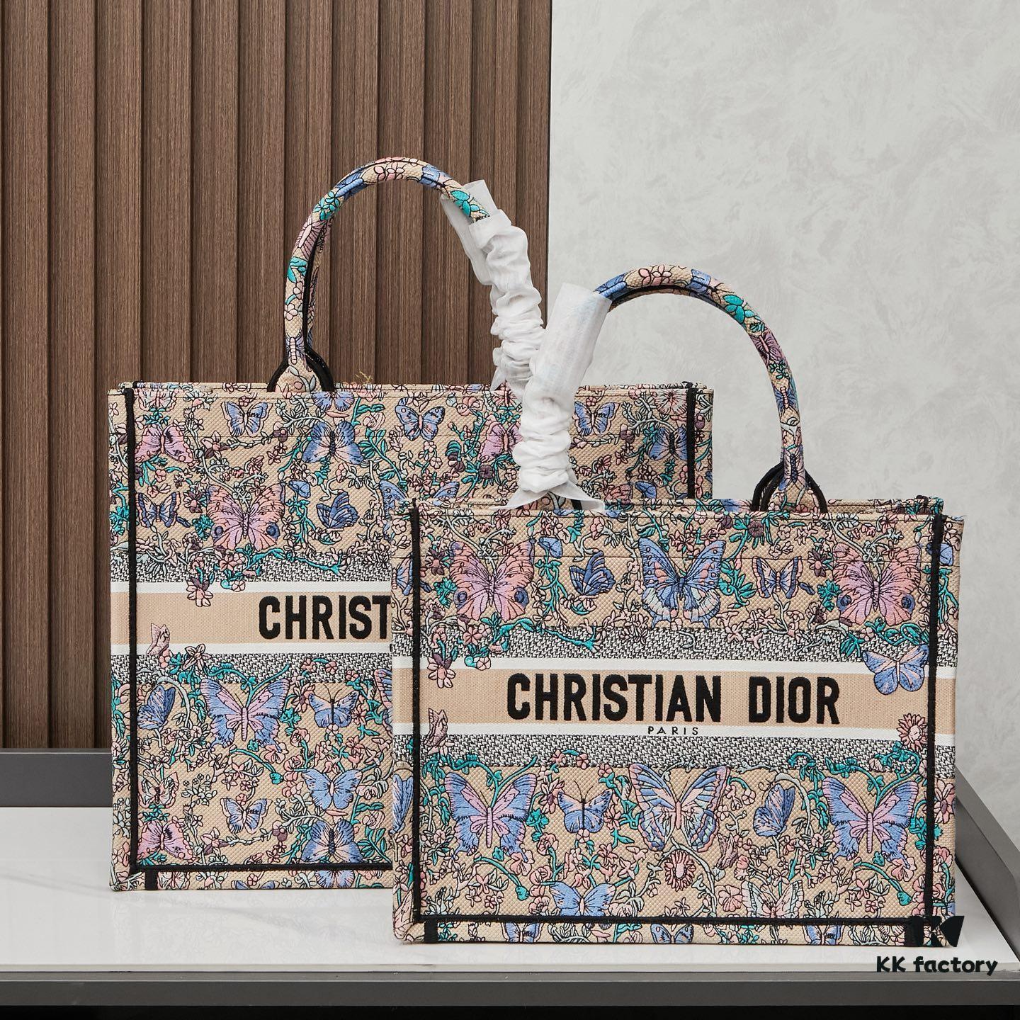 Original Order Embroidered Medium [Dior Book Tote]