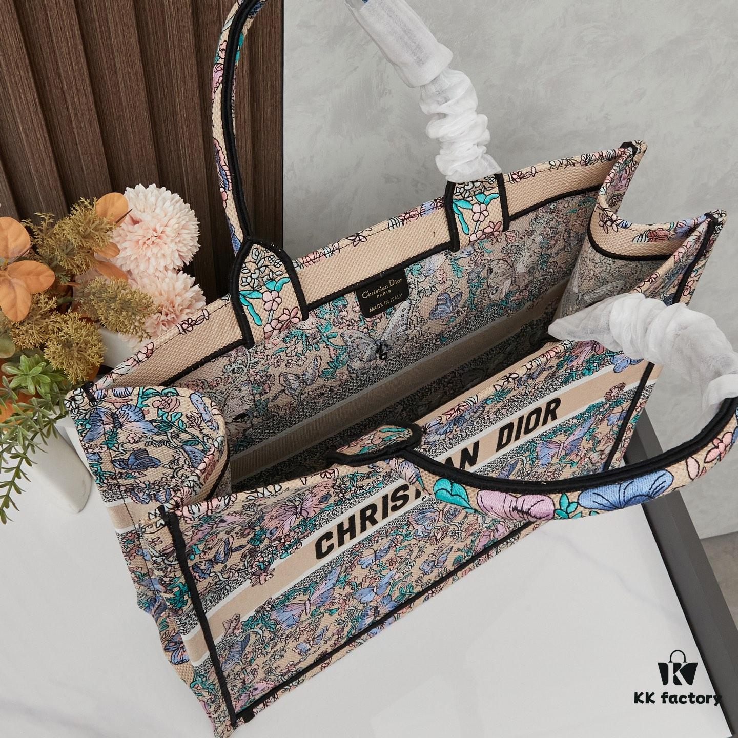 Original Order Embroidered Large Di0r Book Tote