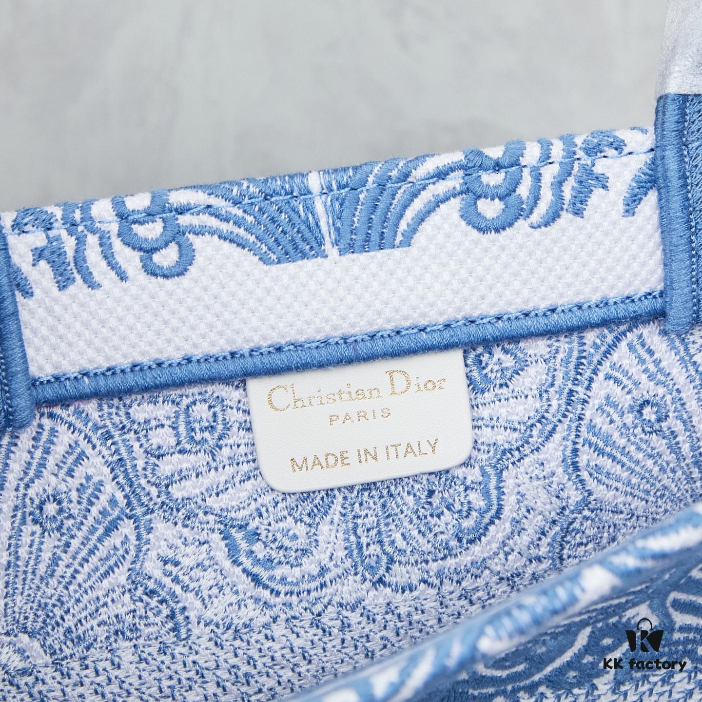 Original Order Embroidered Medium Di0r Book Tote