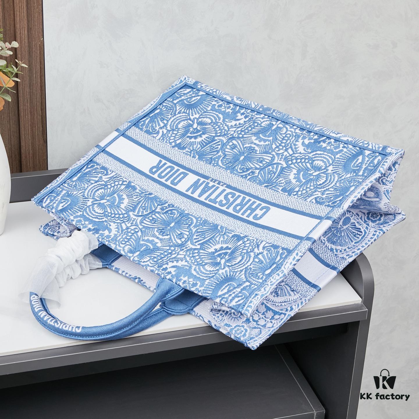 Embroidered Large Di0r Book Tote