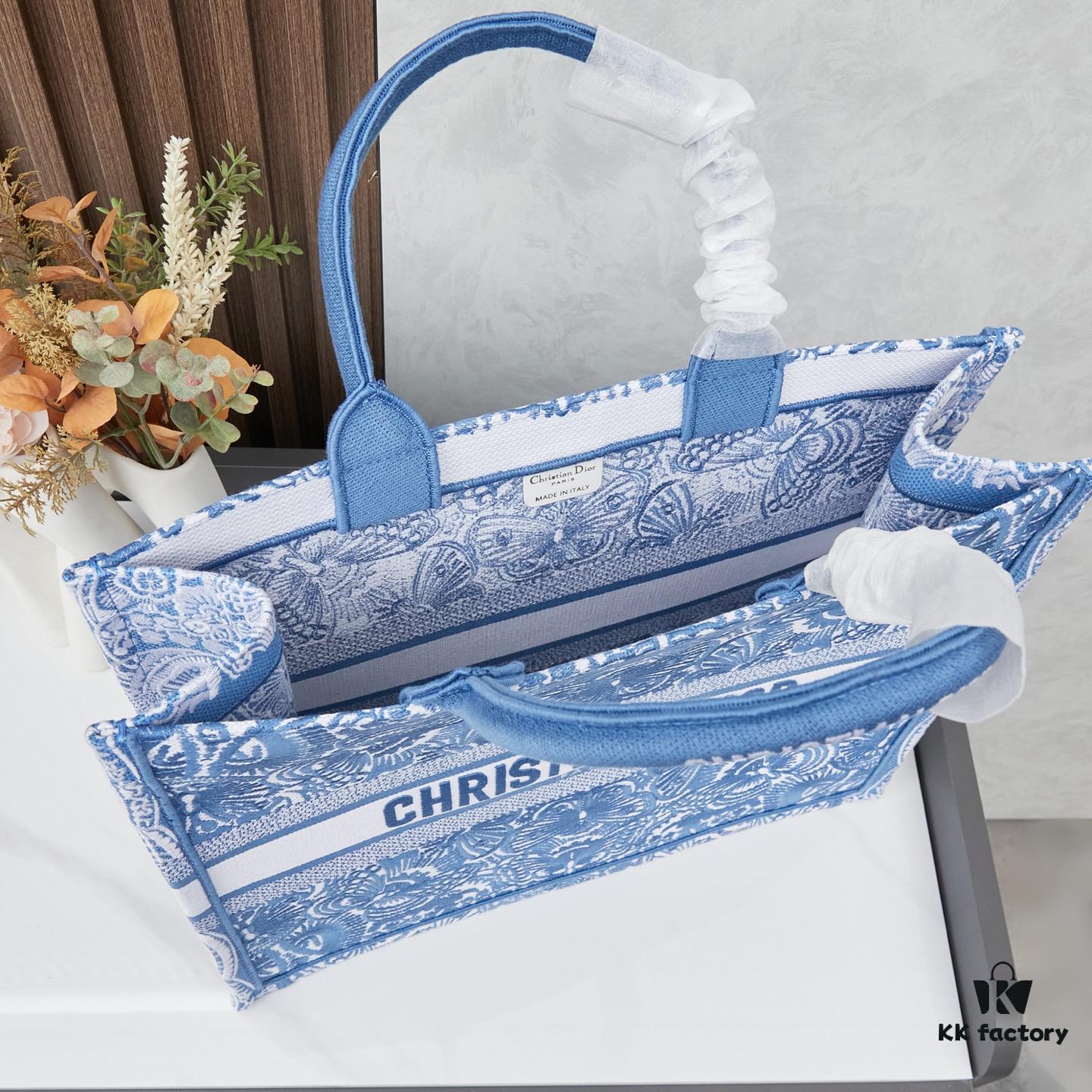 Embroidered Large Di0r Book Tote