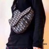 High-Quality Dior Men's SADDLE Crossbody Bag / Chest Bag