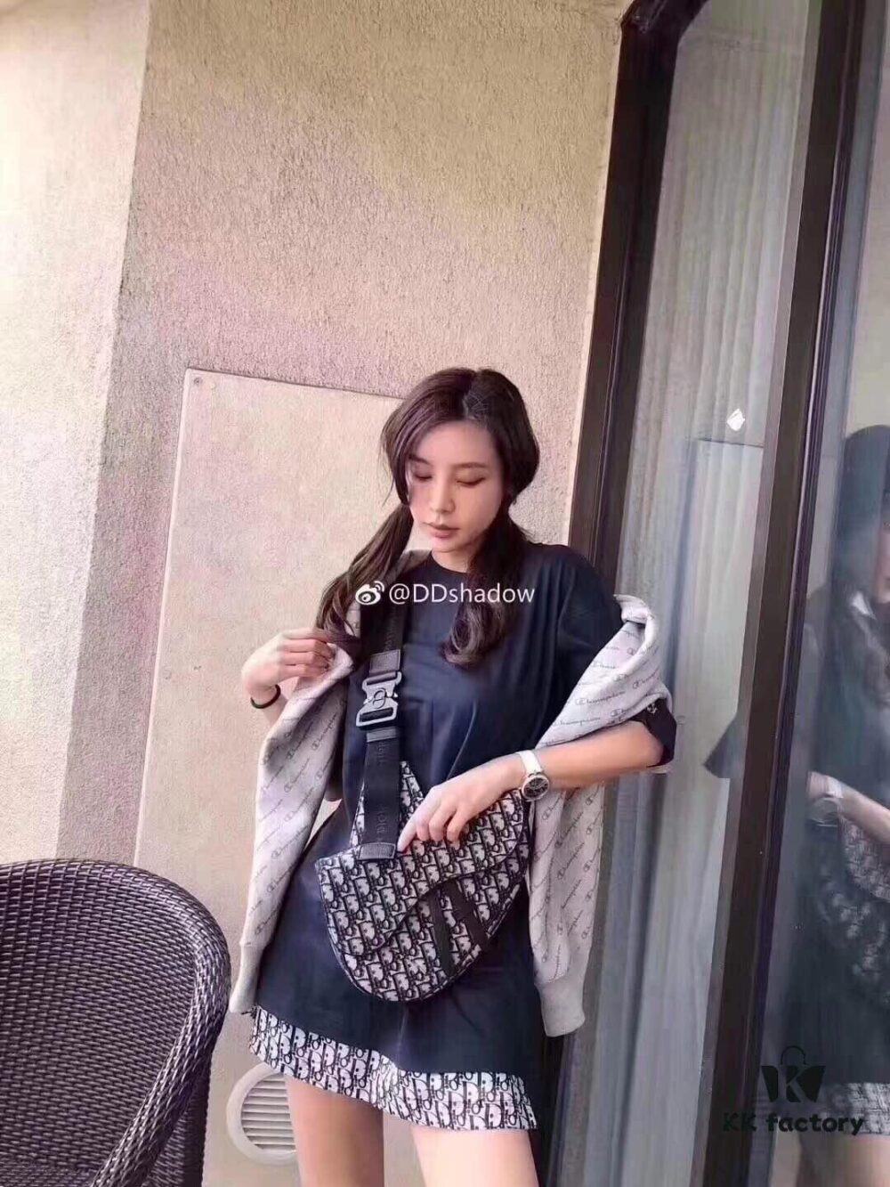 High-Quality Dior Men's SADDLE Crossbody Bag / Chest Bag