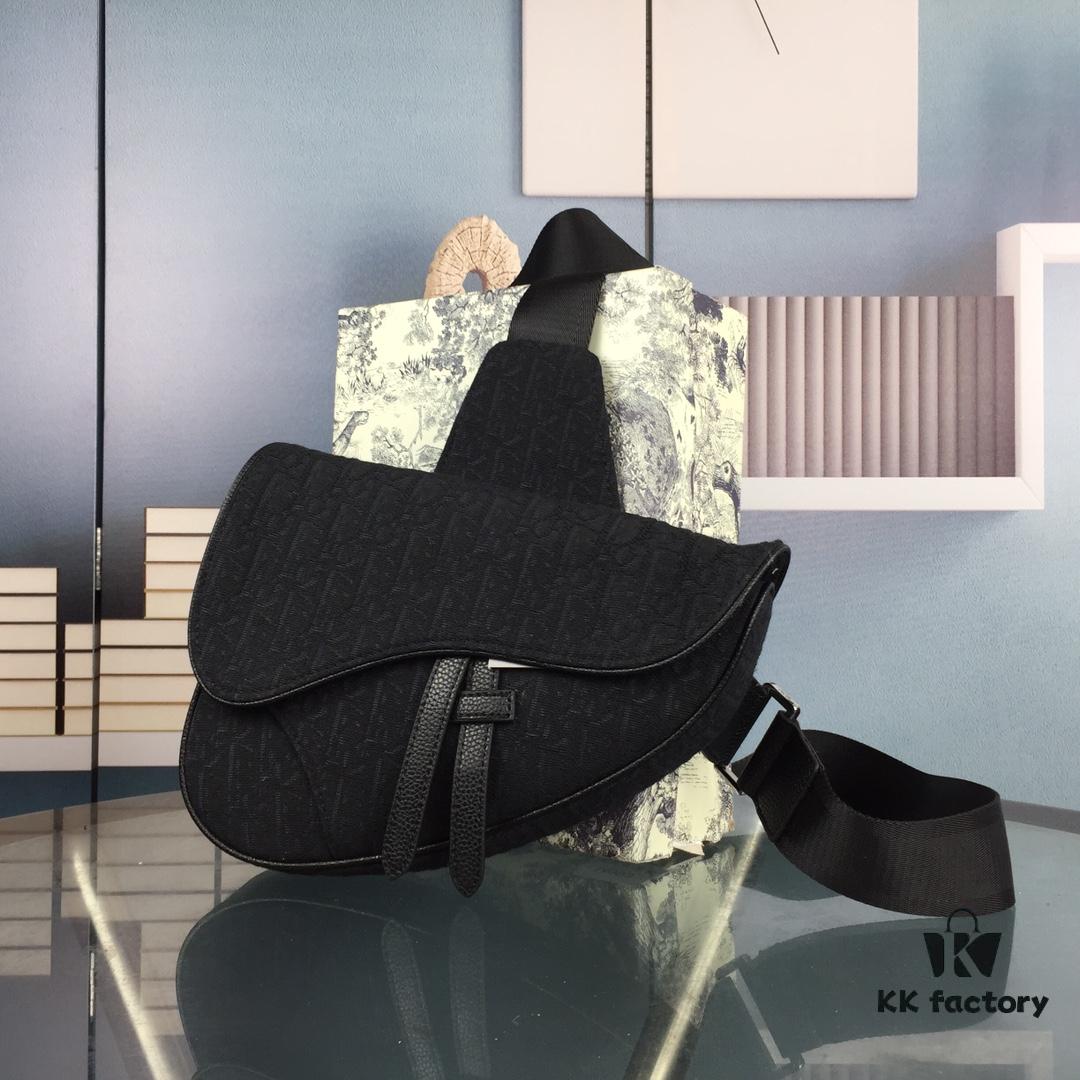 High-Quality Dior Men's SADDLE Crossbody Bag / Chest Bag