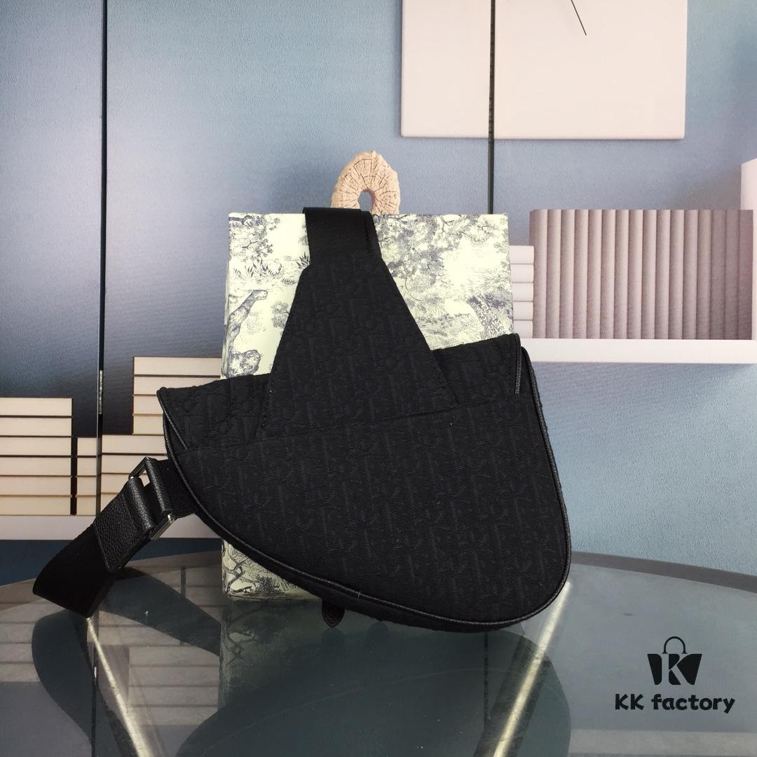 High-Quality Dior Men's SADDLE Crossbody Bag / Chest Bag