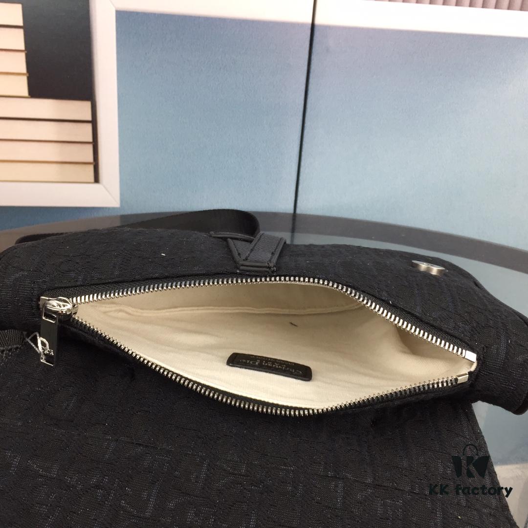 High-Quality Dior Men's SADDLE Crossbody Bag / Chest Bag