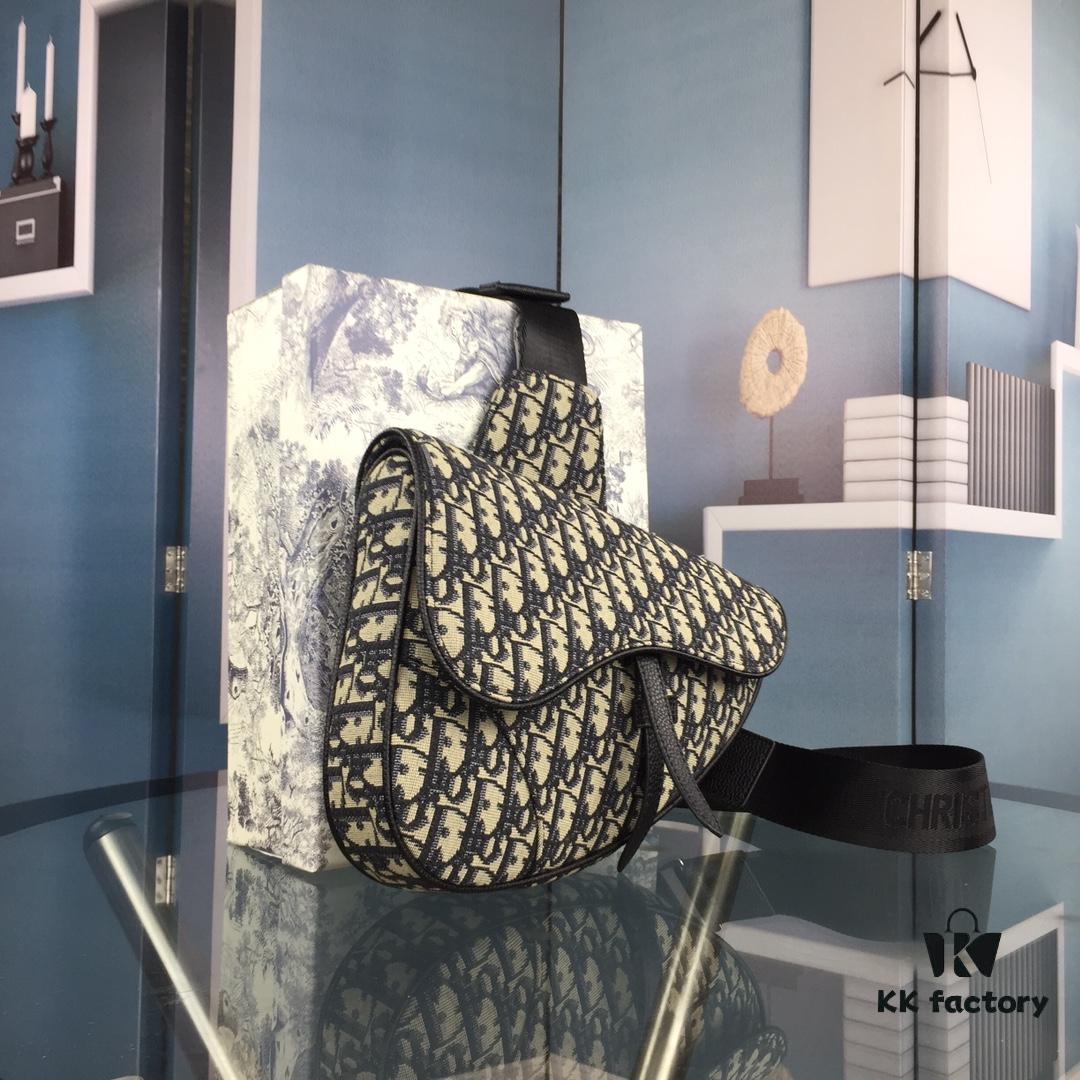 High-Quality Dior Men's Saddle Crossbody Bag / Chest Bag