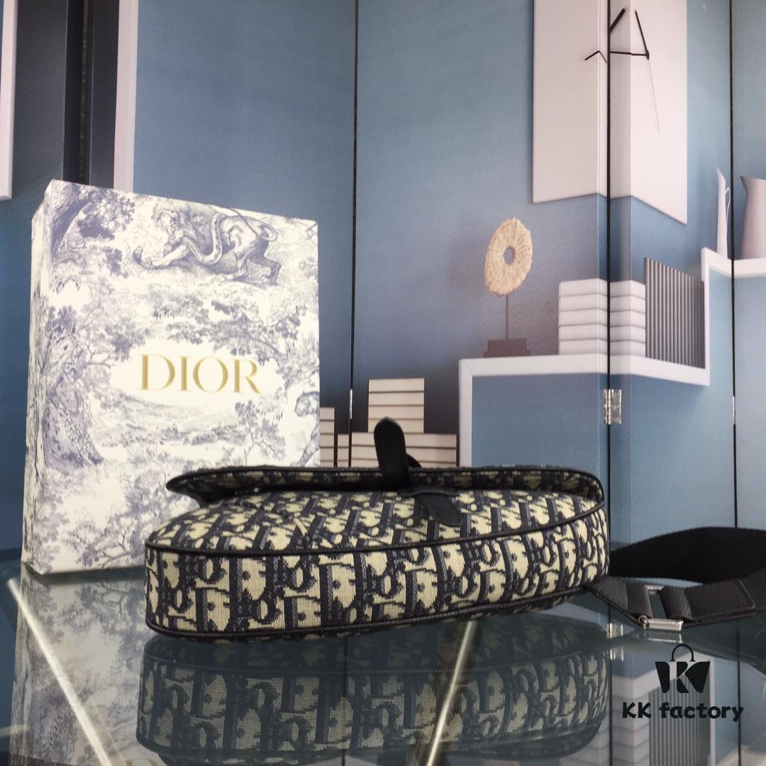 High-Quality Dior Men's Saddle Crossbody Bag / Chest Bag