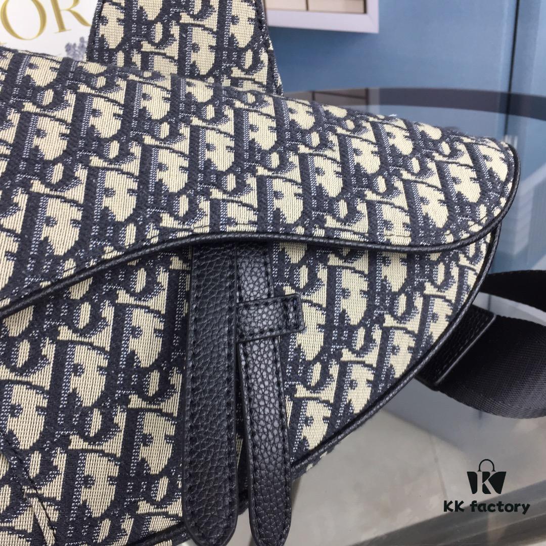 High-Quality Dior Men's Saddle Crossbody Bag / Chest Bag