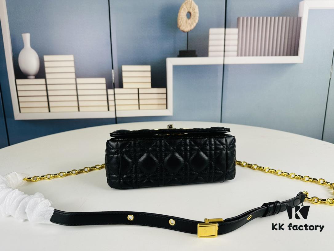 Dior Caro Small Bag in Caramel Beige Calfskin