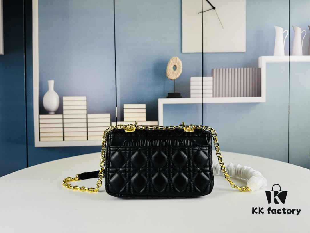 Dior Caro Small Bag in Caramel Beige Calfskin