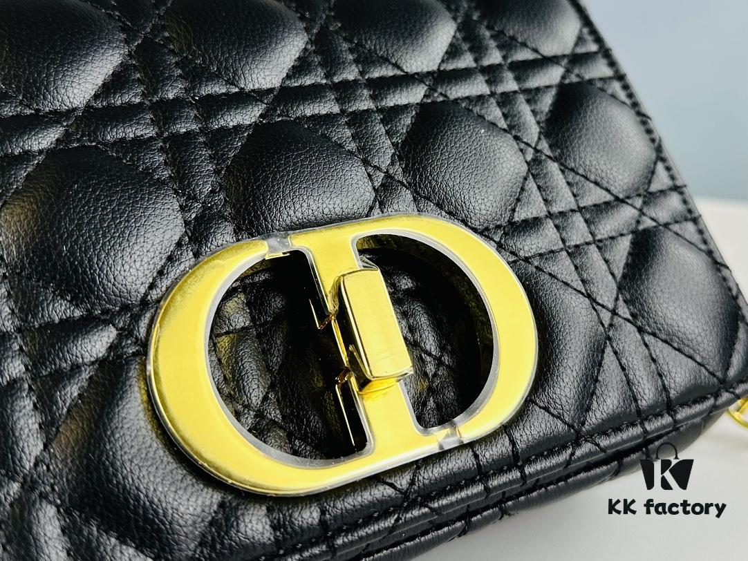 Dior Caro Small Bag in Caramel Beige Calfskin