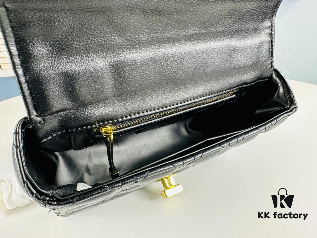 Dior Caro Small Bag in Caramel Beige Calfskin