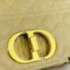 Dior Caro Mini Bag in Caramel Beige Calfskin with Cannage Stitching
