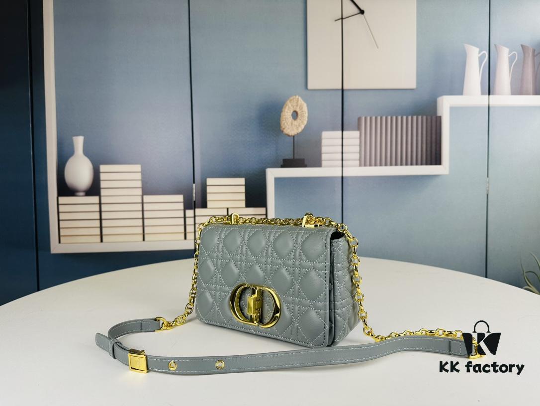 Dior Caro Small Bag in Caramel Beige Calfskin