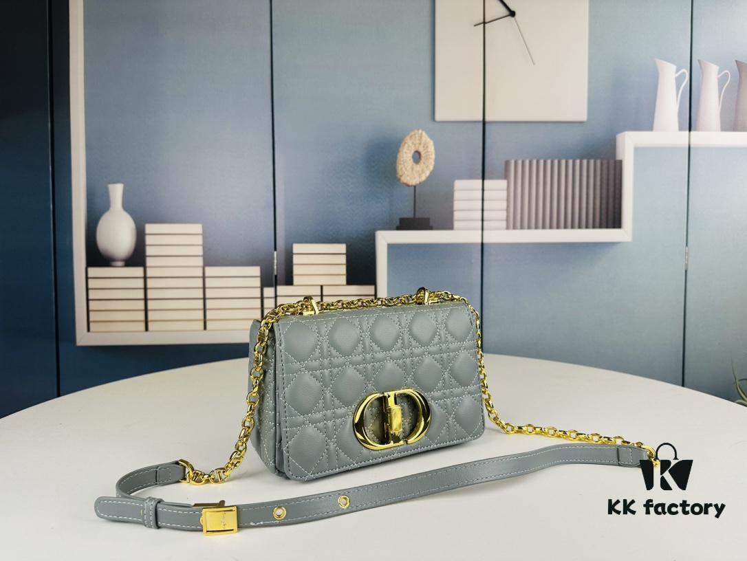 Dior Caro Small Bag in Caramel Beige Calfskin