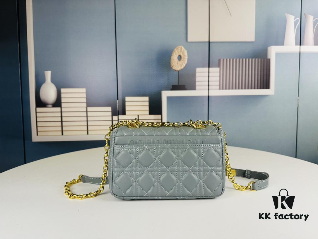 Dior Caro Small Bag in Caramel Beige Calfskin