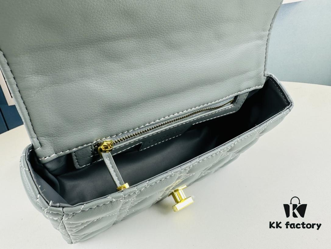 Dior Caro Small Bag in Caramel Beige Calfskin