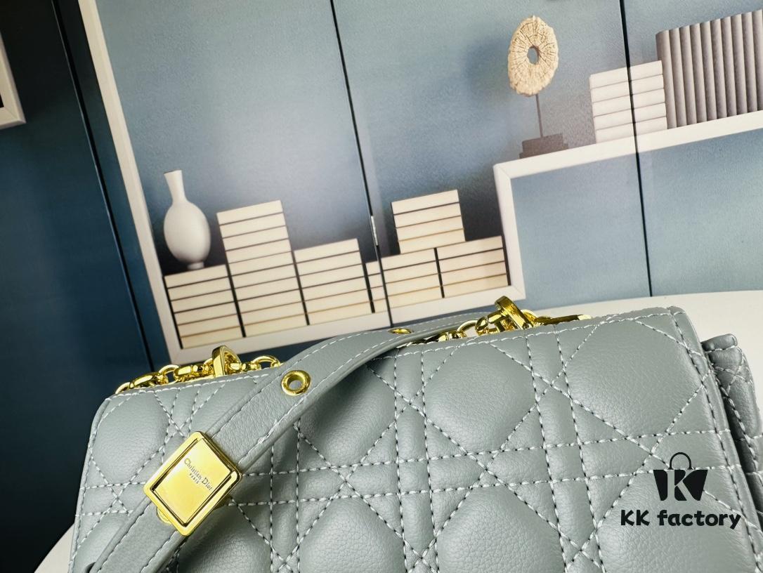 Dior Caro Small Bag in Caramel Beige Calfskin