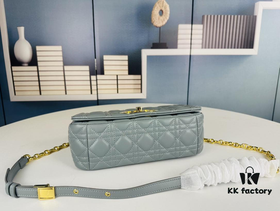 Dior Caro Medium Bag in Caramel Beige Calfskin Leather