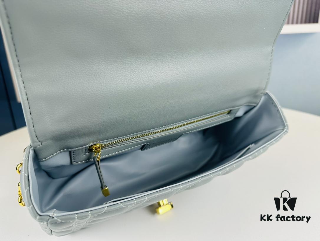 Dior Caro Medium Bag in Caramel Beige Calfskin Leather