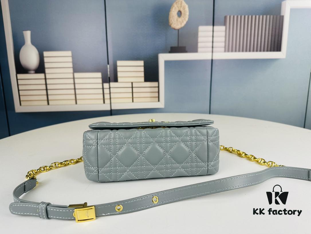 Dior Caro Small Bag in Caramel Beige Calfskin