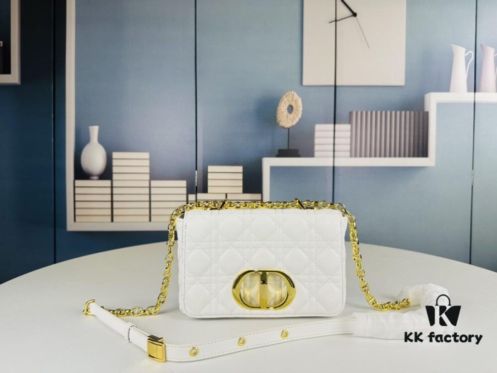 Dior Caro Small Bag in Caramel Beige Calfskin