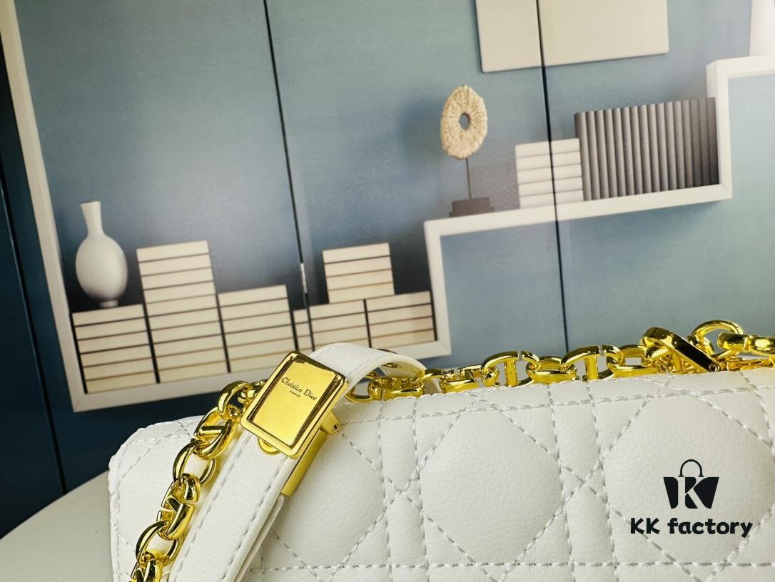 Dior Caro Small Bag in Caramel Beige Calfskin