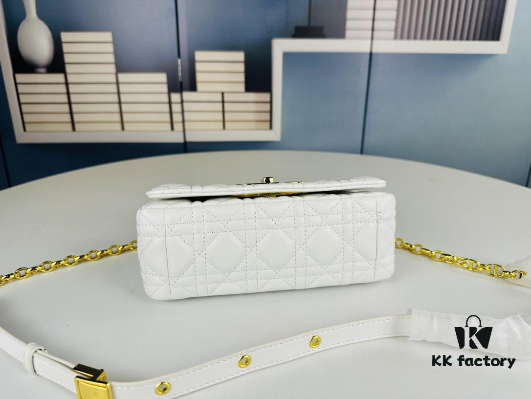 Dior Caro Small Bag in Caramel Beige Calfskin