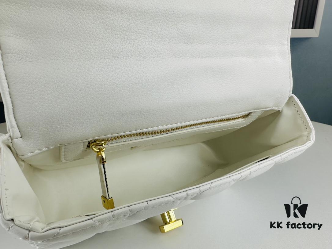 Dior Caro Small Bag in Caramel Beige Calfskin