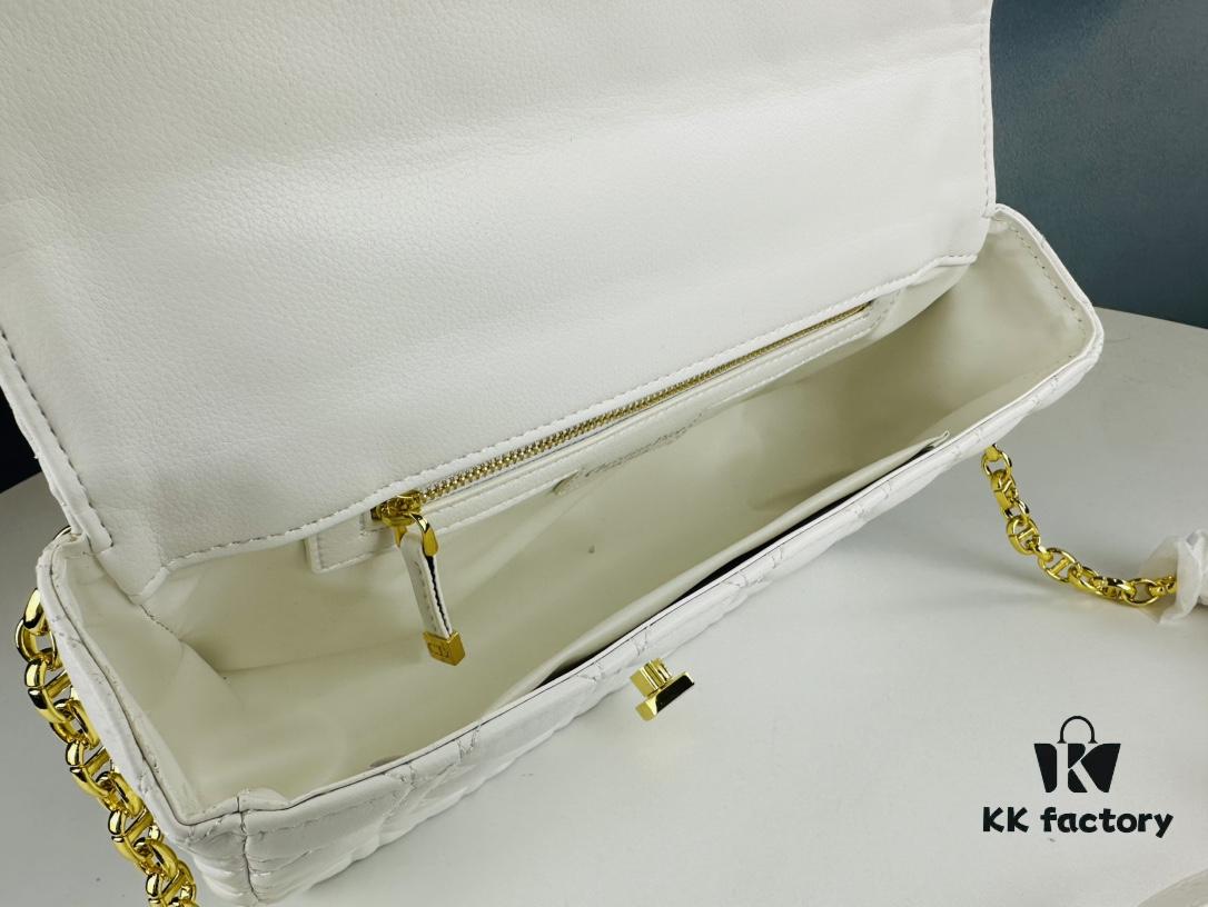 Dior Caro Large Handbag in Caramel Beige Calfskin with Cannage Stitching