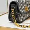 Upgraded Version with Box - Dior Bobby Bag, Retro Style Leather Texture, Sturdy Structure, Adjustable CD Enamel Chain
