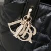 Dior Toujours Small Vertical Handbag in Black Calfskin Leather