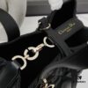 Dior Toujours Small Vertical Handbag in Black Calfskin Leather