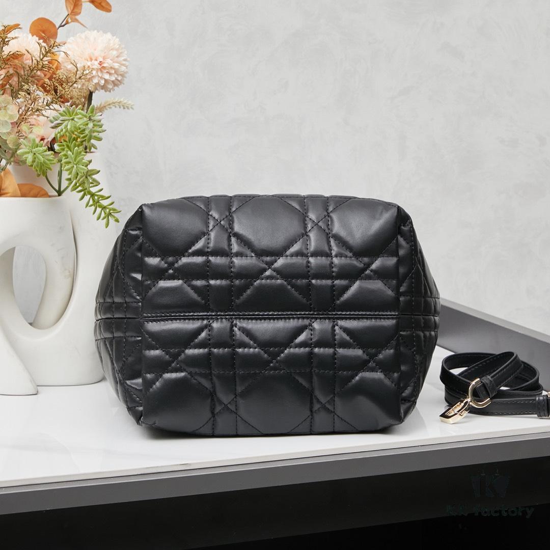 Dior Toujours Medium Vertical Handbag in Blush Beige Calfskin Leather