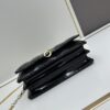 Lacquered Leather Lady Dior Pearl Clutch with Box