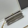 Lacquered Leather Lady Dior Pearl Clutch with Box