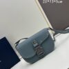 Dior Saddle Clutch with Shoulder Strap, Original Fabric Combined with Leather