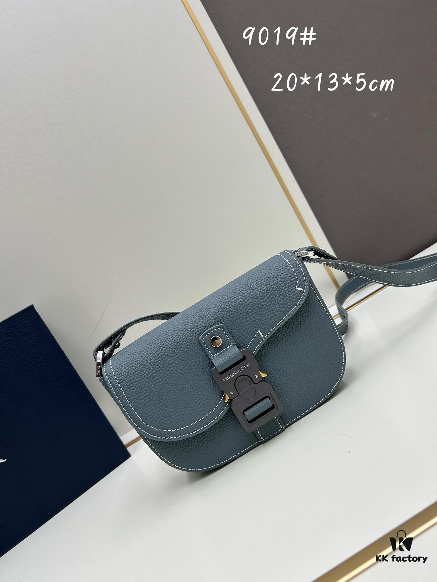 Dior Saddle Clutch with Shoulder Strap, Original Fabric Combined with Leather