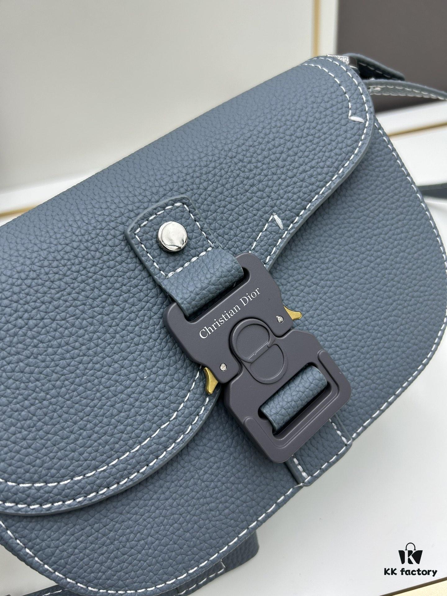 Dior Saddle Clutch with Shoulder Strap, Original Fabric Combined with Leather