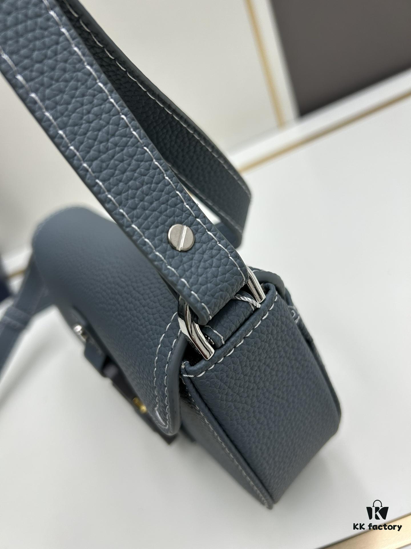 Dior Saddle Clutch with Shoulder Strap, Original Fabric Combined with Leather